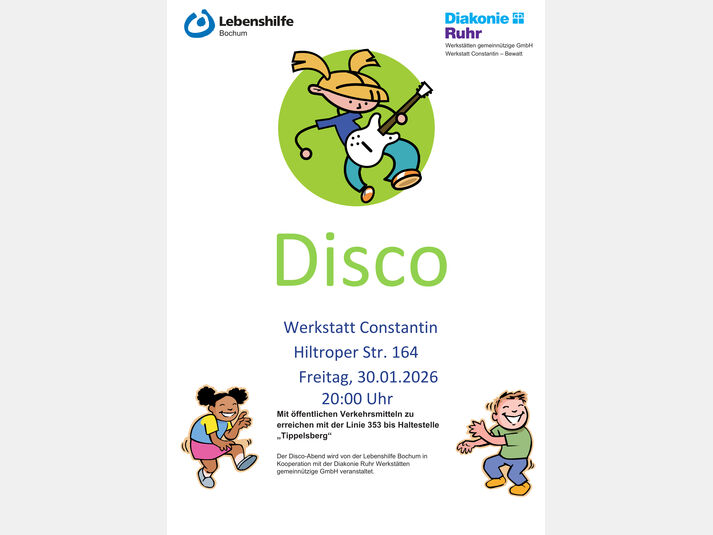 Lust auf Party? Auf zur Disco in der Werkstatt Constantin!